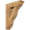 Ekena Millwork Funston Traditional Rough Sawn Bracket w/ Offset Brace, Western Red Cedar, 8"W x 26"D x 34"H BKT0806X26X34FST01RWR - alternate 1